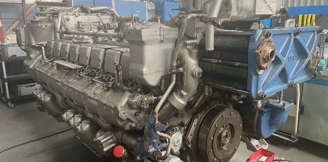 visite complète d’un moteur MTU 16V396 TE74 L