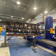 Réfection d’un arbre de commande d’un rotor à bras d’un cuiseur batch de 8 mètres de long !
