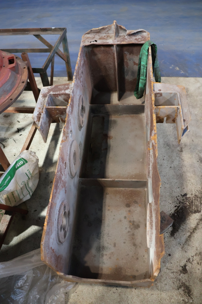 Réparation de l'armature de deux bogies