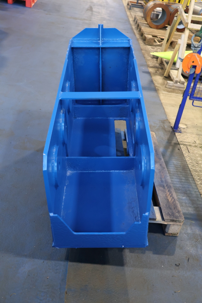 Réparation de l'armature de deux bogies