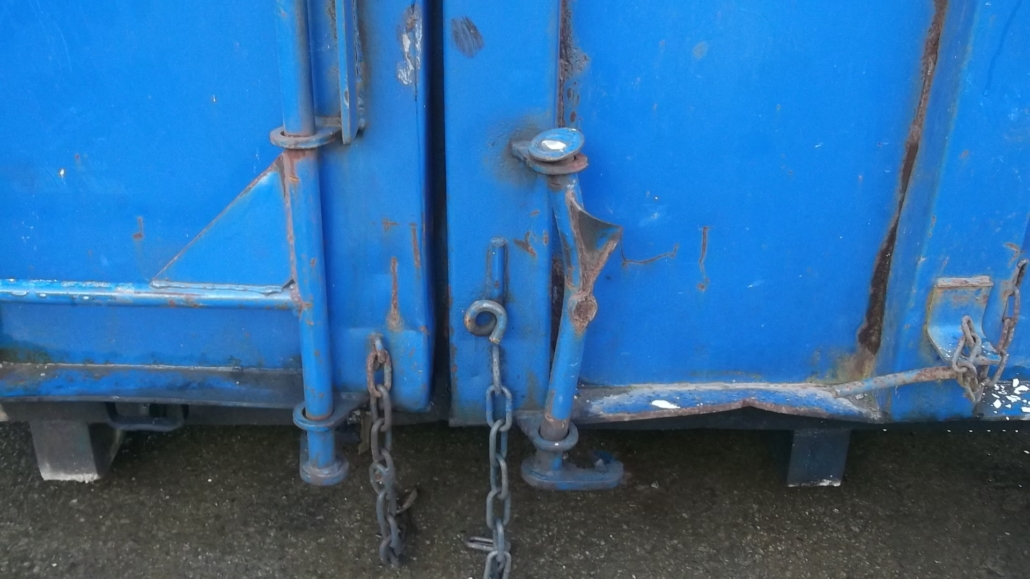 Réparation de benne de recyclage