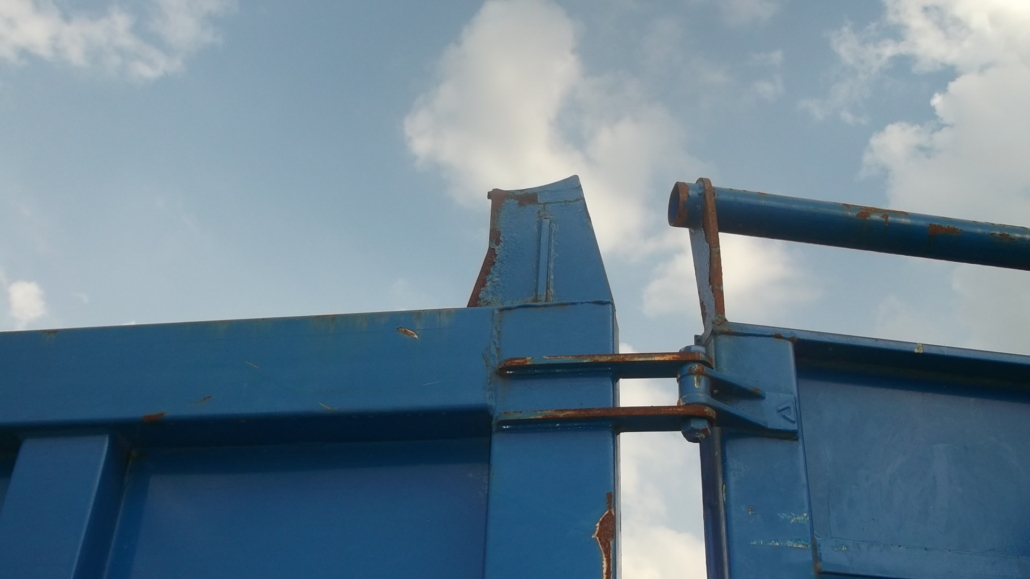 Réparation de benne de recyclage