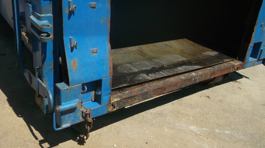 Réparation de benne de recyclage