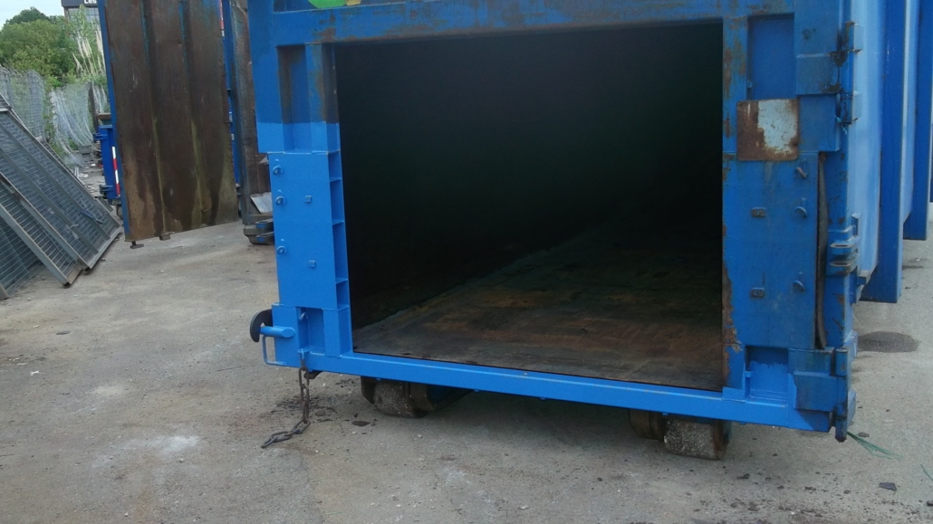 Réparation de benne de recyclage
